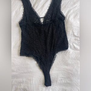 Free People thing bodysuit / lace / size medium